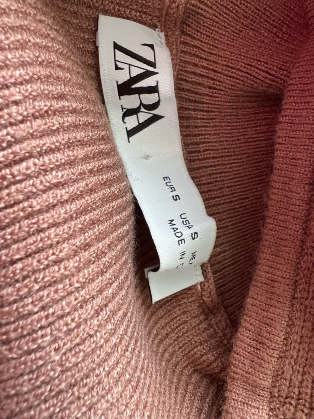 Zara Sleeveless Brown Turtleneck Maxi Dress - Picture 2 of 3